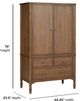 Flexsteel® Azalea Walnut Armoire-4