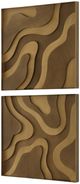 Uttermost® Golden Terrain 2-Piece Bronze/Rich Antique Gold Wall Decor Set-3