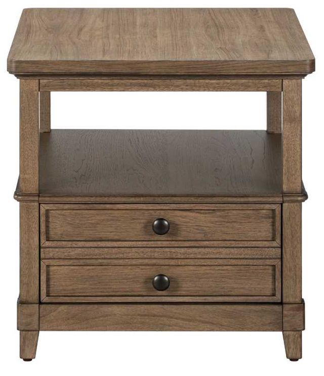 Liberty Furniture Artisan Home Sienna Stone Rectangular End Table-2