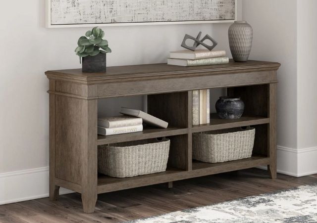 Signature Design by Ashley® Janismore Weathered Gray Credenza-5