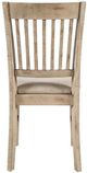 Jofran Inc. Rustic Shores Watch Hill Brown Gray Desk Chair-4