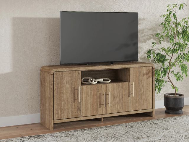 Signature Design by Ashley® Dovander Brown Extra Large TV Stand-1