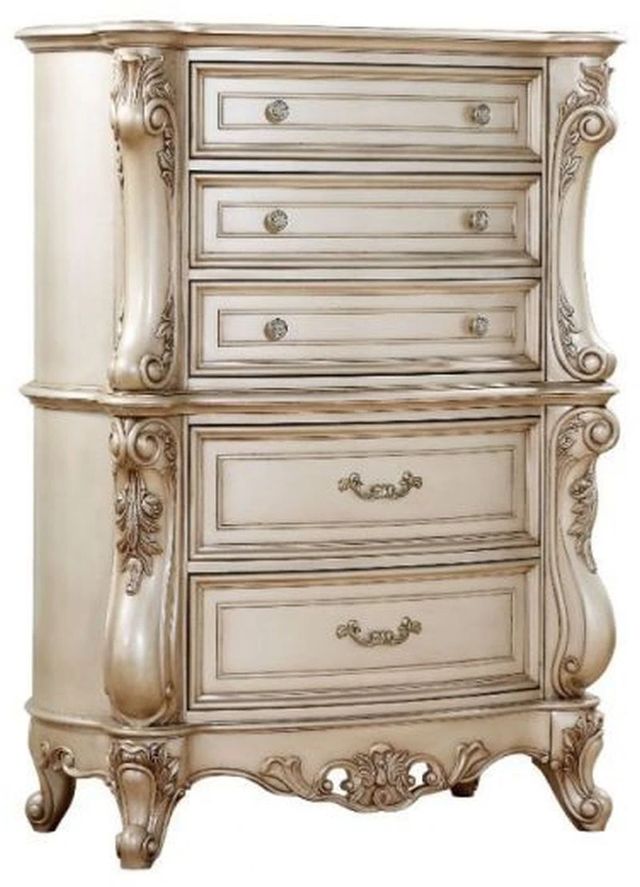 ACME Furniture Gorsedd Golden Ivory Chest-0