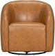 Parker House® Como Renaissance Cayanne Swivel Glider Accent Chair-2