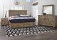 Artisan & Post by Vaughan-Bassett Cool Rustic Stone Gray King Storage Panel Mansion Bed-1