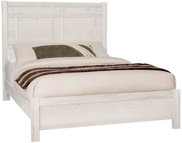 Artisan & Post by Vaughan-Bassett Weathered White Architectural King Panel Bed-0
