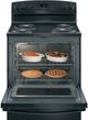 GE® 30" Black Freestanding Electric Range-2
