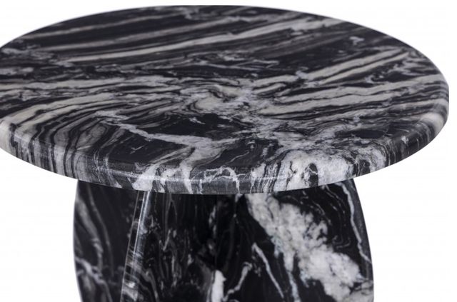 Meridian Furniture Formentera Black Marble End Table-2