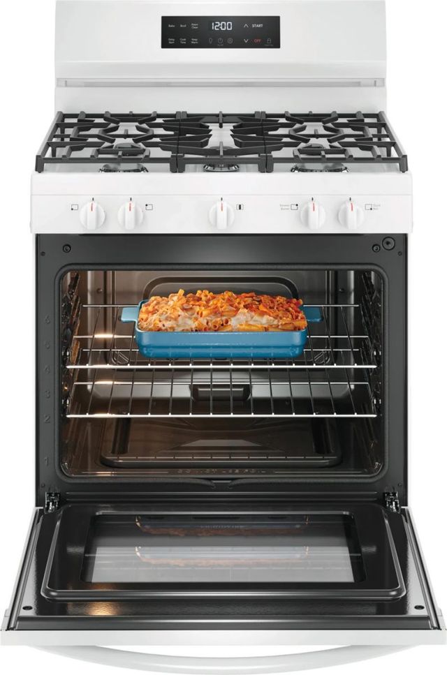 Frigidaire® 30" White Freestanding Gas Range-2