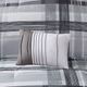 Olliix by Intelligent Design Rudy Black Twin/Twin XL Plaid Comforter Set-5