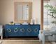 Hooker® Furniture Commerce and Market Paige Blue Five-Door Credenza-1