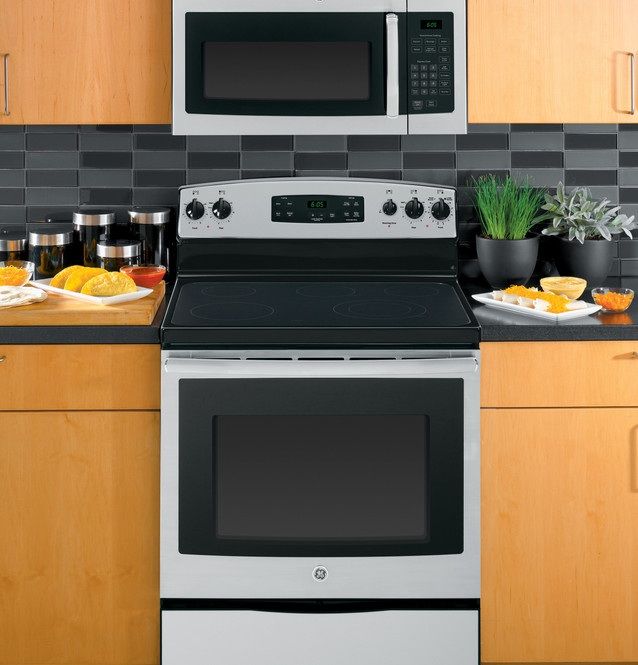 GE® 1.6 Cu. Ft. Stainless Steel Over The Range Microwave-8