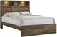 Elements International Bailey 4-Piece Warm Walnut Youth Queen Panel Bedroom Set-2