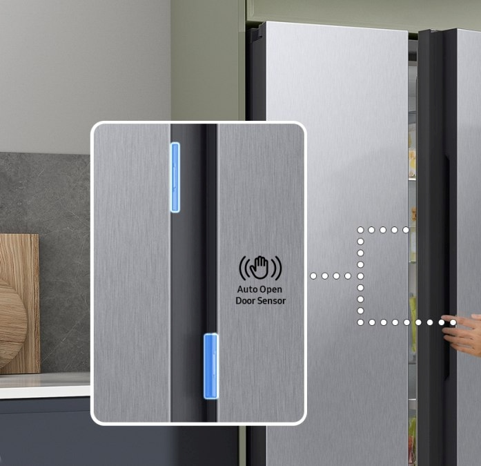 Samsung Bespoke 36" 28.0 Cu. Ft. Fingerprint Resistant Stainless Steel Side-by-Side Refrigerator - Thumbnail 5