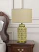 Cal® Lighting & Accessories 2-Piece Barletta Antique Gold/Beige Table Lamp Set-2