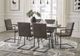 Signature Design by Ashley® Strumford 7-Piece Black/Charcoal Dining Table Set-3