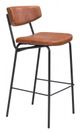 Zuo Modern Sharon Vintage Brown Bar Chair-0