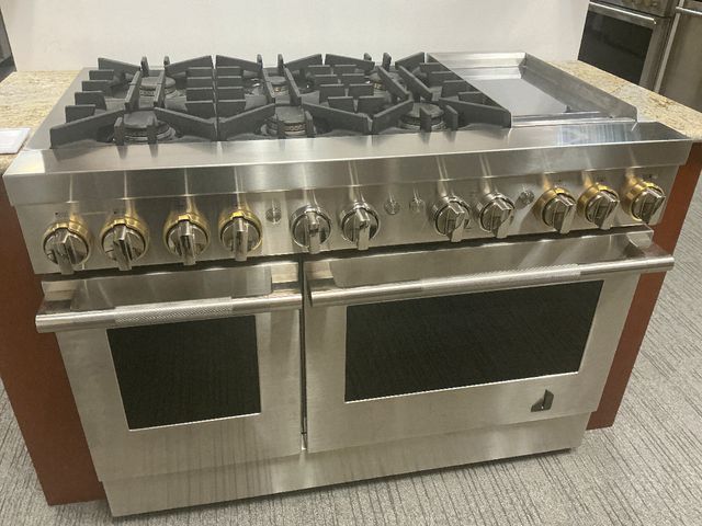 JennAir® RISE™ 48" Stainless Steel Pro Style Dual Fuel Range-0