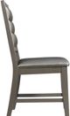 Elements International 14.5 Pewter Standard Height Side Chair-1