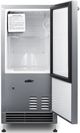 Summit® 15" 25 lb. Stainless Steel Ice Maker-1