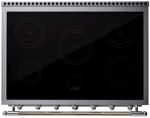 La Cornue CornuFé 90 Albertine 36" Matte Black Pro Style Induction Range-1