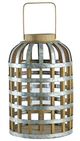 A & B Home Gold/Silver Large Shanghai Lantern-0