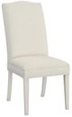 Fairfield® Customizable Entree Dining Camel Tall Back Side Chair with Linen Legs-0