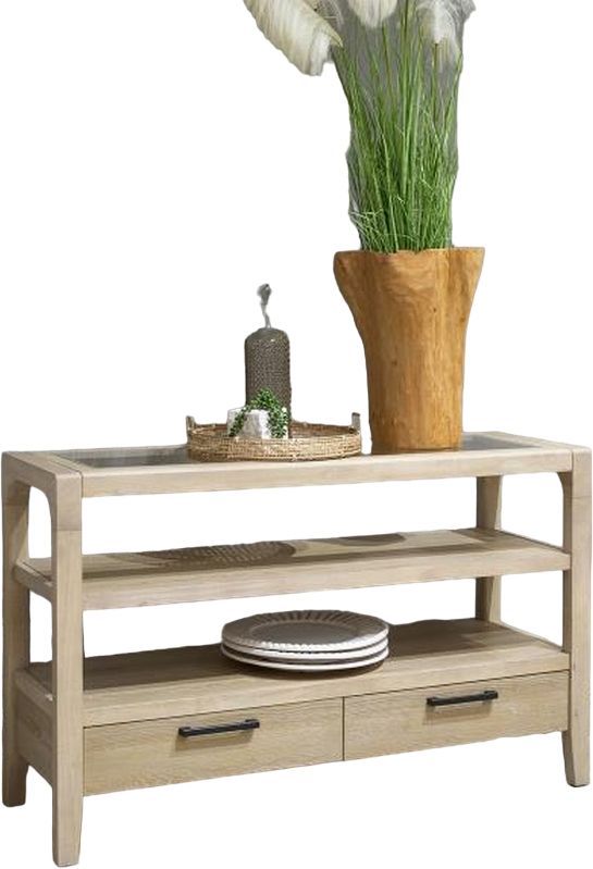Magnussen Home® Somerset Butternut Open Buffet-0