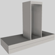 Vent-A-Hood® K Series 48" Stainless Steel Contemporary Wall Mounted Range Hood-4