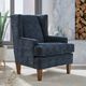 Best® Home Furnishings Customizable Field & Stream Home Sterling Wing Back Chair with Dark Walnut Legs-3