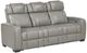 Homelegance® Apex Gray Double Power Reclining Sofa with Center Drop-Down Cup Holders-0