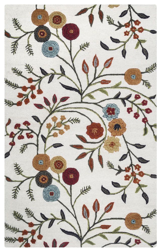 Rizzy Home Dimension Ivory 8' x 10' Rug-0