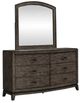 Liberty Furniture Avalon 4-Piece Coffee Bean Queen Upholstered Bedroom Set -3