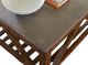 Kincaid® Modern Classics Gray Concrete Top Mason End Table with Brown Base-1