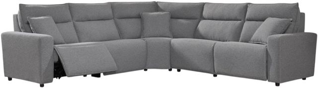 Signature Design by Ashley® Modmax II 5-Piece Pepper/Salt Power Reclining Sectional with Console-0