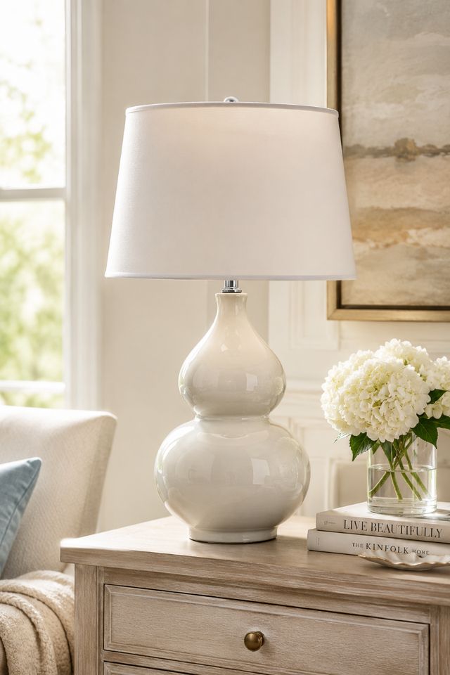 Signature Design by Ashley® Saffi Cream Table Lamp-1