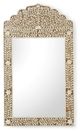 Chelsea House Brown/White/Clear Crown Mirror-0