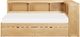 Homelegance® Bartly Natural Pine Youth Twin Bookcase Corner Storage Bed-2