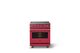 Viking® 5 Series 30" Valentine Pro Style Electric Range with Brushed Brass Trim-3