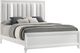 Crown Mark Cressida White King Panel Bed-1