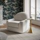 TOV Furniture Tiago Cream Swivel Accent Chair-1