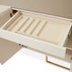Michael Amini® Lisbon Silken Matte Cream Console Table-4