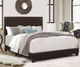 Kwality Imports Ramon Chocolate Brown Upholstered Queen Bed-0
