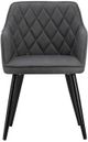 A & B Home Charcoal Dining Room Chair-1