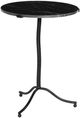 Four Hands Sophie Black Marble End Table-0