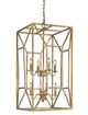Forty West Everest Gold 8-Light Chandelier-0