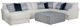 Jackson Furniture Polaris 4-Piece Off-White Left Side Facing U-Shape Chaise Sectional-0