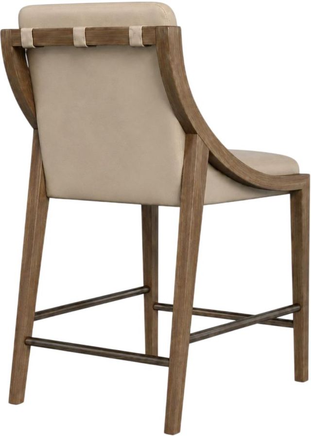 Bernards Elure Brown/Latte Sling Counter Stool-3