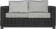 Enclover Trillium Black/Granite Loveseat-0
