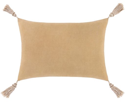 Surya Accra Khaki 13"x20" Toss Pillow with Down Insert-2
